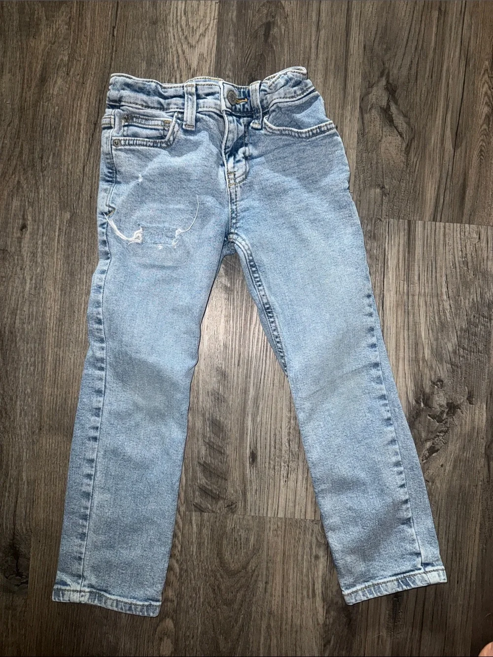 BUNDLE of 3– Cat & Jack Boys Denim Jeans Set - Dark Blue, Light Blue & Gray